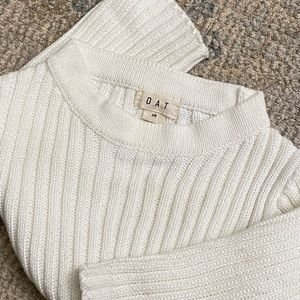 Oat Children Ribbed Knit Sweater
